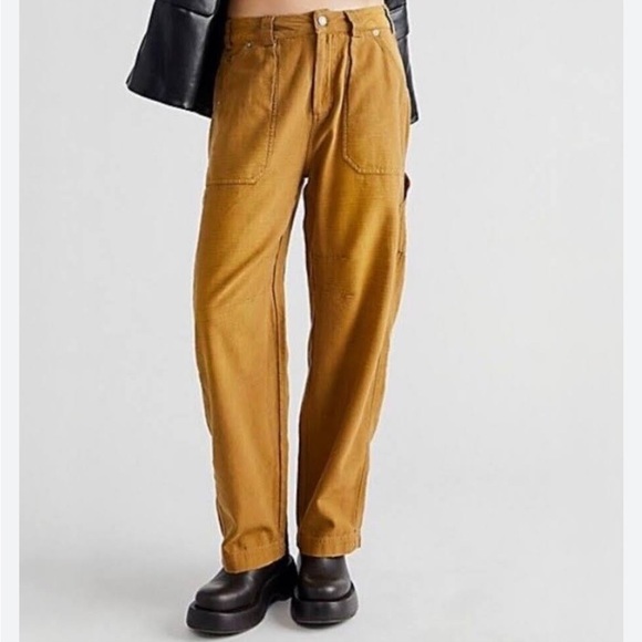 Free People Stay Awhile Carpenter Pants - Picture 2 of 5